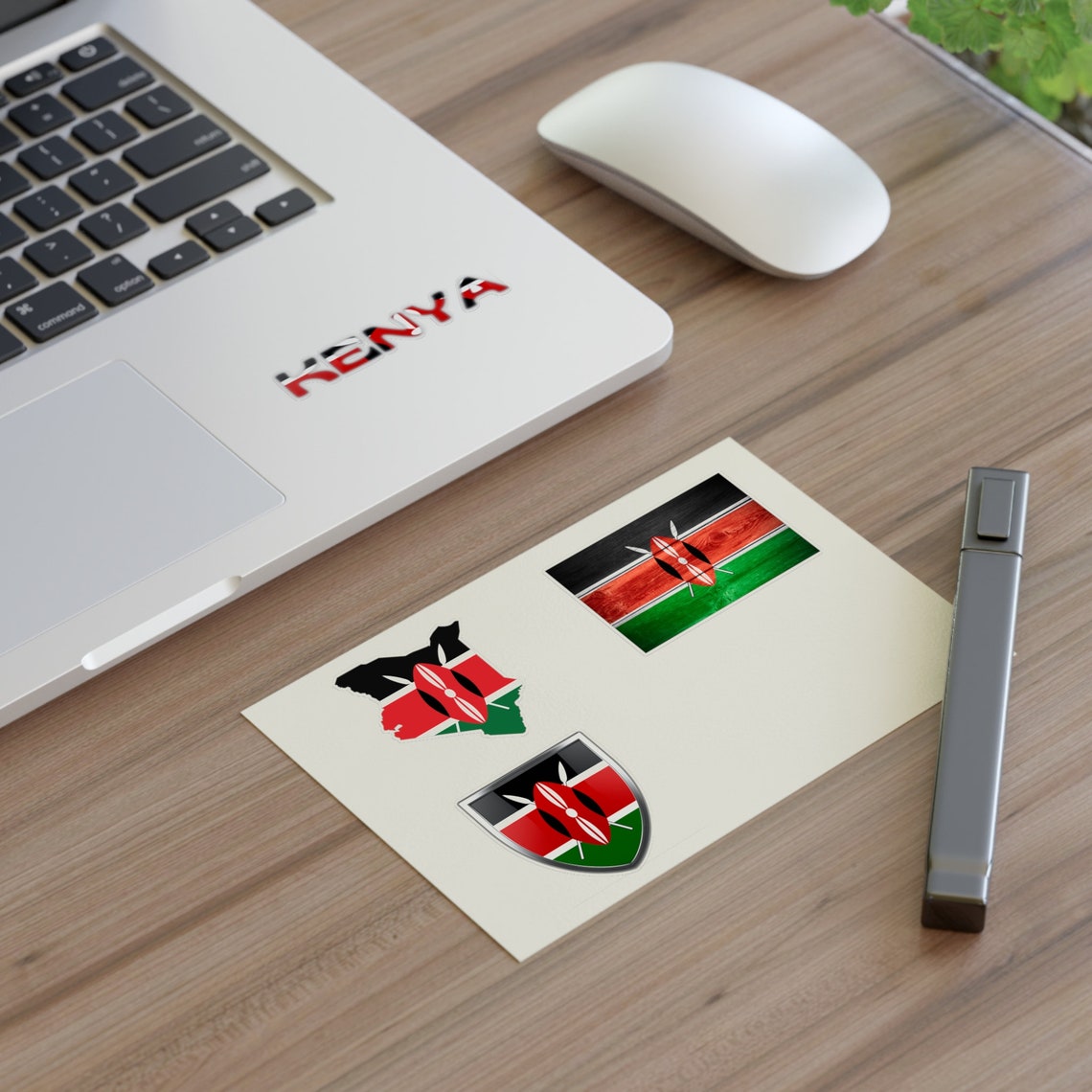 Proudly Kenyan Map and Flag Sticker Sheet, Multiple Stickers for All Your Needs. Available in