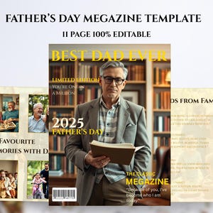Cadeau Fete des peres Modifiable, Affiche LAmour dun Pere, Cadre Meilleur Papa, Affiche de Film pour Papa, , Flyers pour Papa
