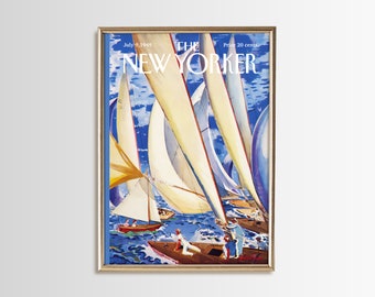 New Yorker Download Blue New Yorker Magazine Vintage The New Yorker Print Set New Yorker Poster New Yorker Cover Art The New Yorker Digital