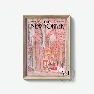 New Yorker Download Pink New Yorker Magazine Vintage The New Yorker Print Set New Yorker Poster New Yorker Cover Art The New Yorker Digital