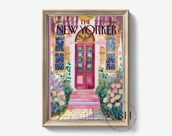 New Yorker Download Pink New Yorker Magazine Vintage The New Yorker Print Set New Yorker Poster New Yorker Cover Art The New Yorker Digital