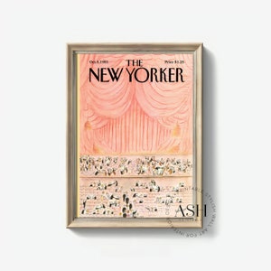 New Yorker Download Pink New Yorker Magazine Vintage The New Yorker Print Set New Yorker Poster New Yorker Cover Art The New Yorker Digital