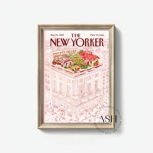 New Yorker Download Pink New Yorker Magazine Vintage The New Yorker Print Set New Yorker Poster New Yorker Cover Art The New Yorker Digital