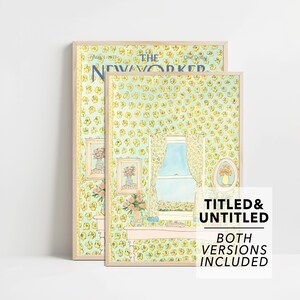 The New Yorker Magazine Cover Druck August 1 1977 Ausgabe The New Yorker Poster Trendiges druckbares Wandkunstgeschenk für sie Digitaldrucke TNY157