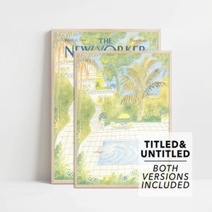 The New Yorker Magazine Cover Druck April 21 1986 Ausgabe The New Yorker Poster Trendiges druckbares Wandkunstgeschenk für sie Digitale Drucke TNY052