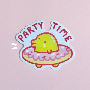 Kuchipatchi Party Time sticker - tamagotchi - cute - kawaii - anime - gift