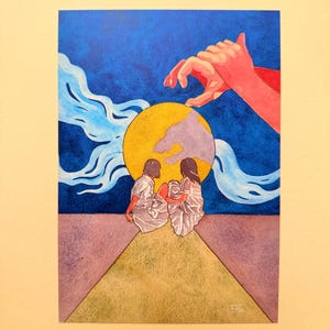 Watercolour art print &#39;What I thought you were&#39; - original painting - illustration - ink - colour pencil - traditional art - wall decor