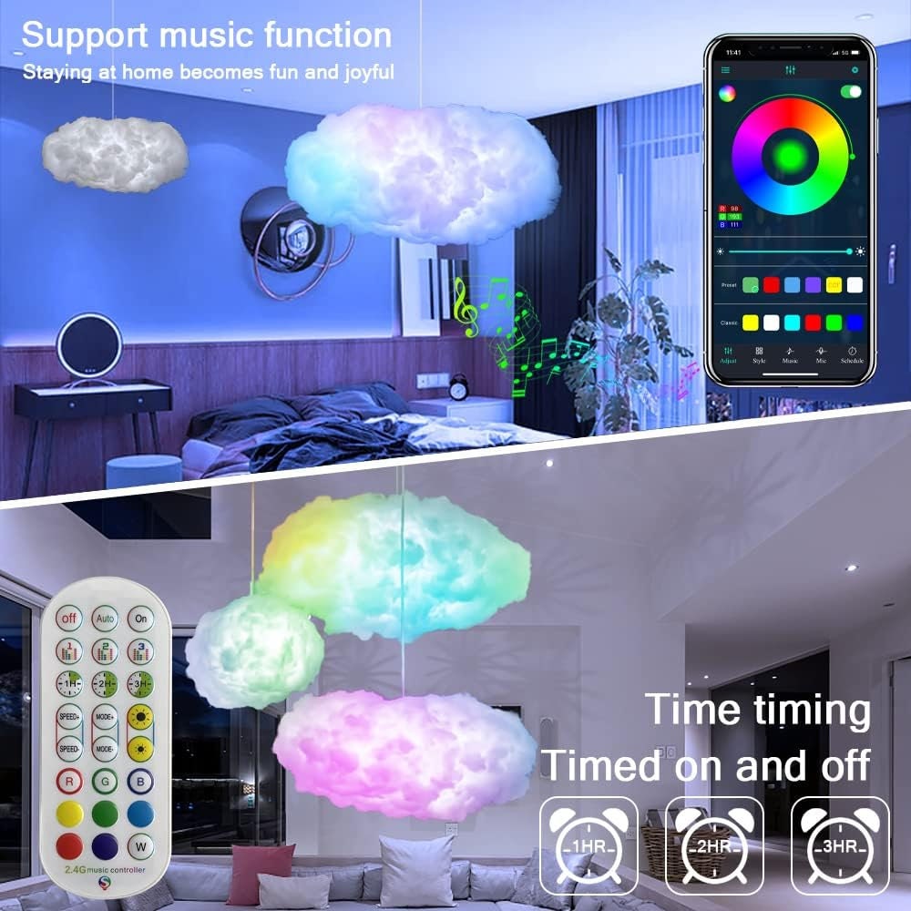 Big online cloud light