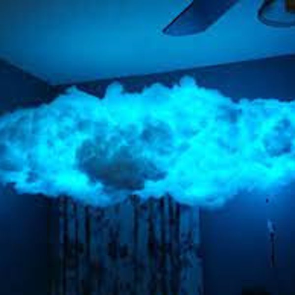 3D Big Cloud Lightning Light Kit Muziek Sync Warm Wit Meerkleurig bliksem Veranderende stripverlichting 360 graden Draadloze afstandsbediening APP GEEN DIY Cool