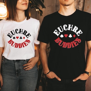 Euchre shirt, Card Game Partner Shirt, Cards, Gift For Husband, Retired, Cards Playing, Card Deck, Card Games, Partner, Gift For Grandpa