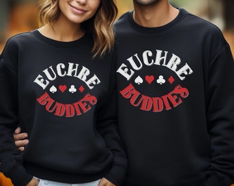 Euchre sweatshirt, Euchre Cards, Euchre Party, Euchre Gifts, Card Playing, Card Deck, Euchre, Card Games, Gambling, Euchre Tournament, Cards