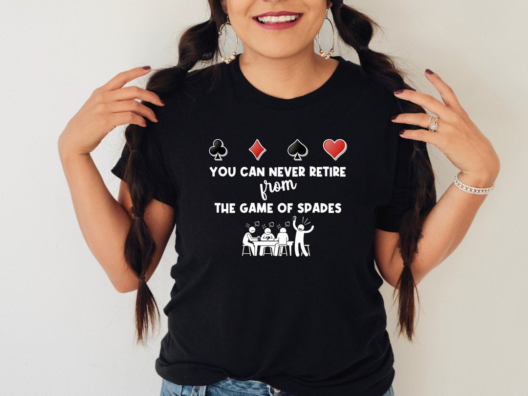 Spades Shirt, King of Spades, Playing Card Shirt, Card Game Shirt