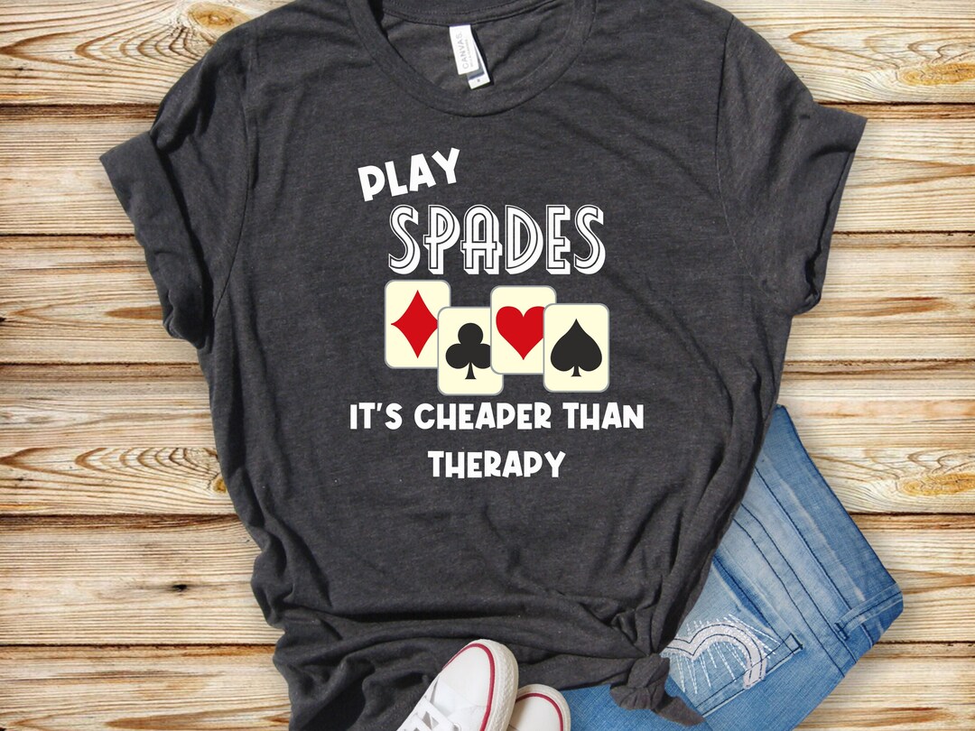 Spades Shirt, King of Spades, Playing Card Shirt, Card Game Shirt