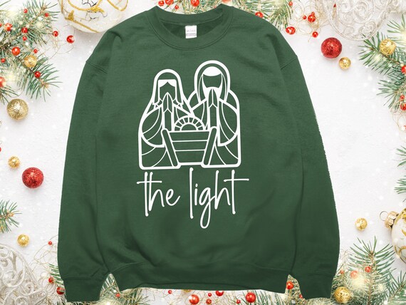 Be The Light Christmas Nativity Hoodie Be The Light Christmas Nativity Hoodie