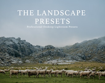 Ajustes preestablecidos de paisajes en Lightroom: Fotografía natural y evocadora (archivo .xmp de escritorio)