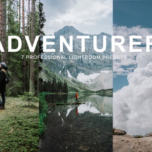 Adventurer Lightroom Presets für Mobile & Desktop, Natur, Landschaft Presets für Instagram
