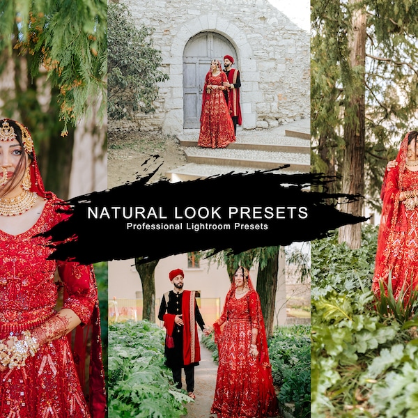 11 Natural Look Lightroom Presets for Mobile and Desktop, Pakistani/Indian Wedding, for photographers, professional presets