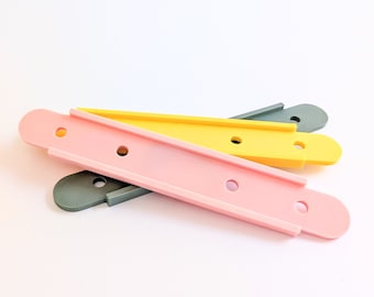 2 Hole Punch Centering Guide: Biothane, Leather, Webbing Template