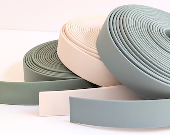 Waterproof PVC Coated Webbing: Durable Craft Straps 20mm (3/4') or 25mm (1') Width, Waterproof, Dirt, Abrasion, and Bacteria-resistant