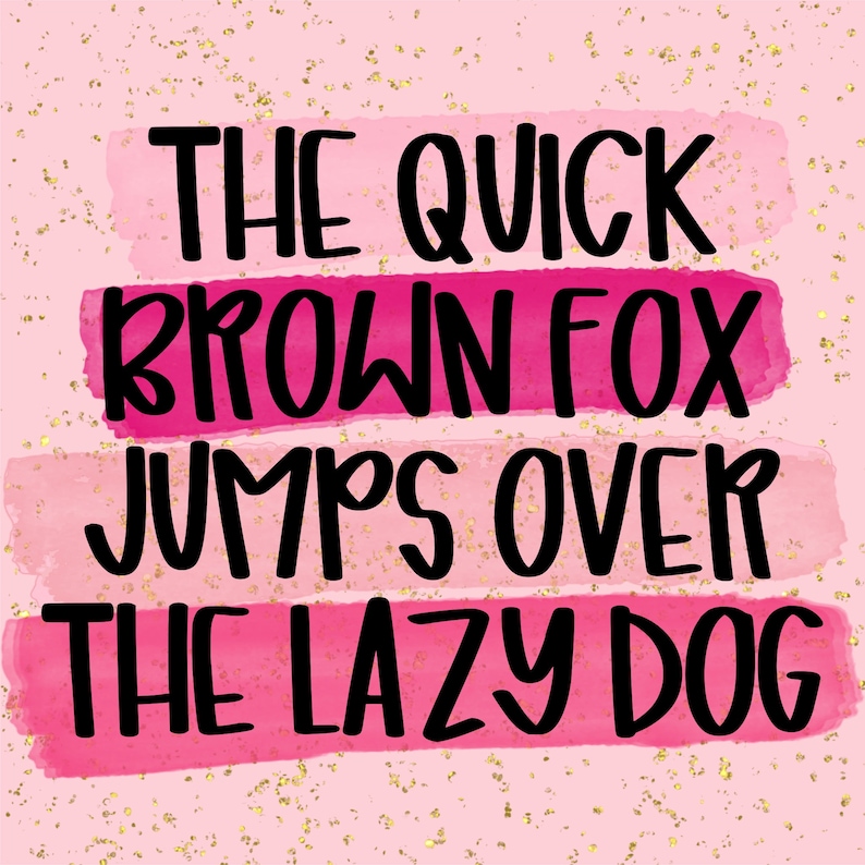 Grace Font, handwritten font, procreate font, TTF OTF font, silhouette font, script font, cute font image 3