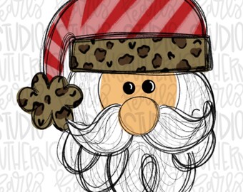 Santa | Sublimation Design | Digital Download | Women’s, Kids Shirt PNG