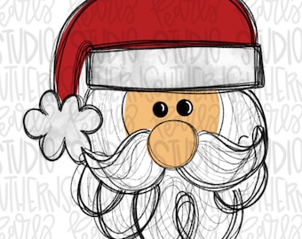 Santa | Sublimation Design | Digital Download | Women’s, Kids Shirt PNG