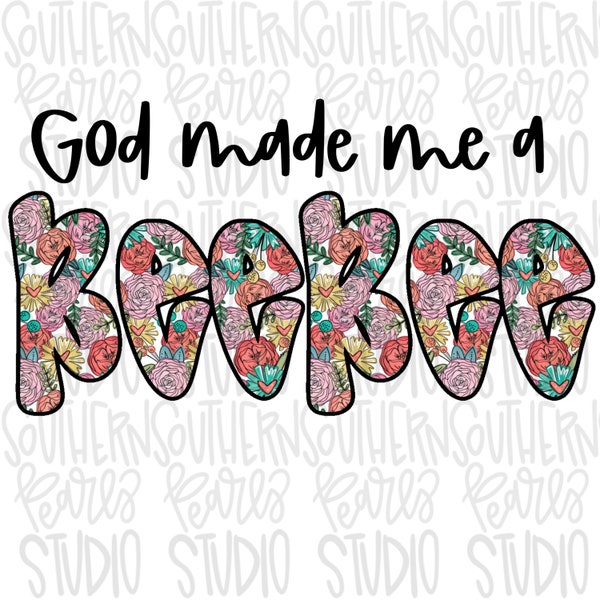 Gott hat mich zu einer BeeBee gemacht | Sublimationsdesign | Digitaler Download | Damen- und Kindershirt PNG