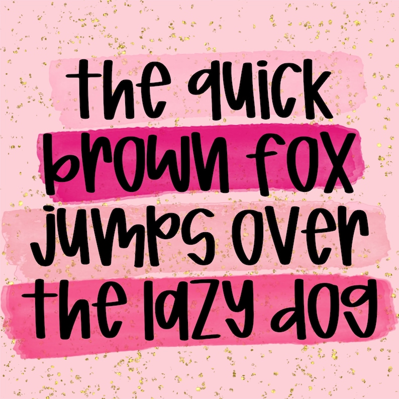 Grace Font, handwritten font, procreate font, TTF OTF font, silhouette font, script font, cute font image 2