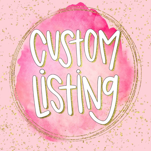 Custom Listing EXCLUSIVE | PNG | Sublimation | Design Download