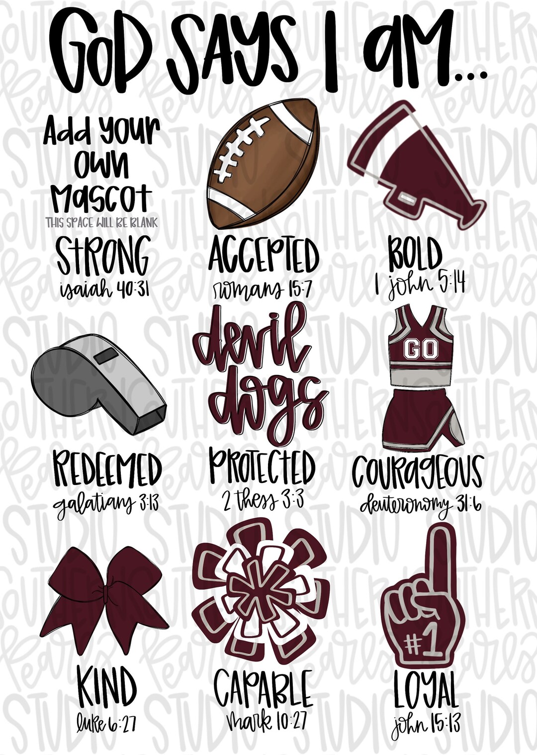 God Says I Am CHEERLEADING | PNG | Sublimation | Design Download - Etsy