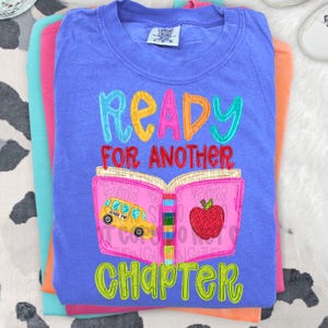 Ready for another chapter png design | school book png, smiley png, school png, teacher png, student png | Digital Download | PNG