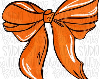 Bow | orange  | PNG | Sublimation | Design Download