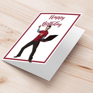 Sheldon Lee Cooper Geburtstagsgrußkarte | Druckbare Grußkarte von Jim Parsons | Geschenkidee zur TV-Serie „The Big Bang Theory“