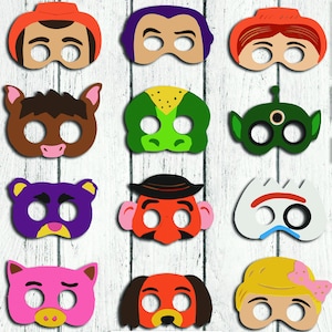Toy story masks, Toy Story printables, Toy Story party, costume, digital, printable kids masks, carnival, Toy Story birthday