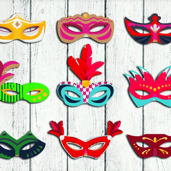 100 máscaras de carnaval | paquete de súper mega máscaras | Mascara cosplay, Carnaval imprimible, disfraz, mascara infantil imprimible, fiesta, brasileña, cumpleaños