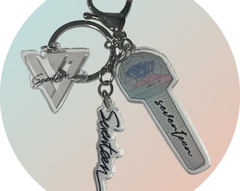 Acrylic Light Stick Keyring for Carats