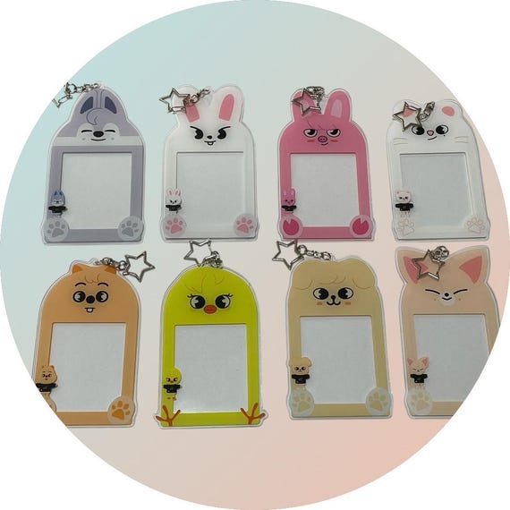 SKZOO Acrylic Photocard Holders (+ Random Unofficial Member