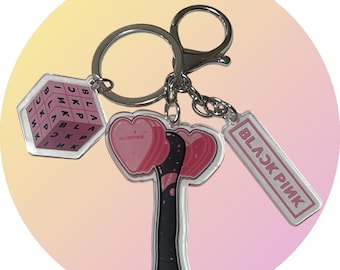 Lightstick and Logo Keychain for Blinks