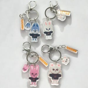Stray Kids SKZOO Acrylic Keyrings/Keychains/Clips