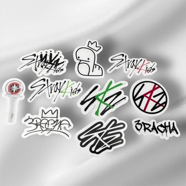 Set of 10 Handmade Stray Kids Stickers - Etsy