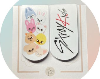 Stray Kids Inspired SKZOO Magnetic Bookmarks Set
