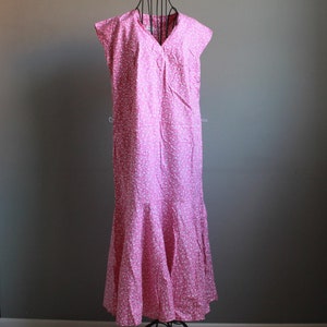 Stylish Vintage Cotton Sleeveless Dress Size S, EU38