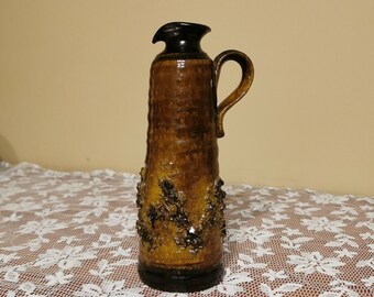 GLIT Vintage Ceramic Vase, Decorative Pitcher Iceland 1960s