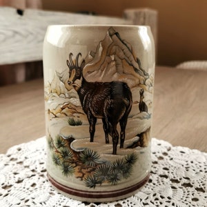 Oktoberfest Beer Mug, Ceramic beer mug, Authentic German Stoneware Beer Mug