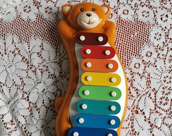 Interactive Xylophone Musical Bear Toy: Play and Learn!