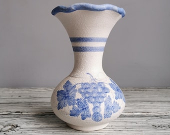 Vintage Moses Ceramic Hand Made Vase 1960's