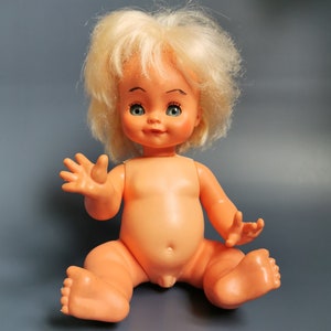 Rare Baby Doll, Adorable Italian RATTI Baby Doll, Vintage Toy