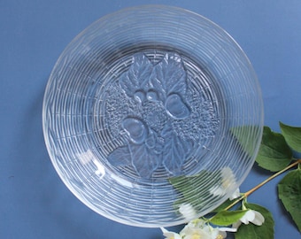 Vintage Glass Fruit Bowl from France 1980s