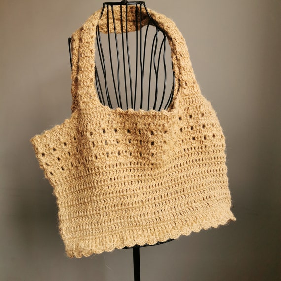 Handmade Summer Jute Tote Bag - Eco-Friendly Beac… - image 8