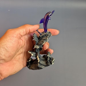 Dolphin on Sea Waves 5&quot; 12 cm
